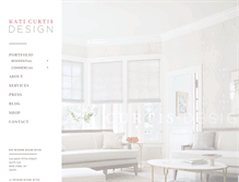 Tablet Screenshot of katicurtisdesign.com